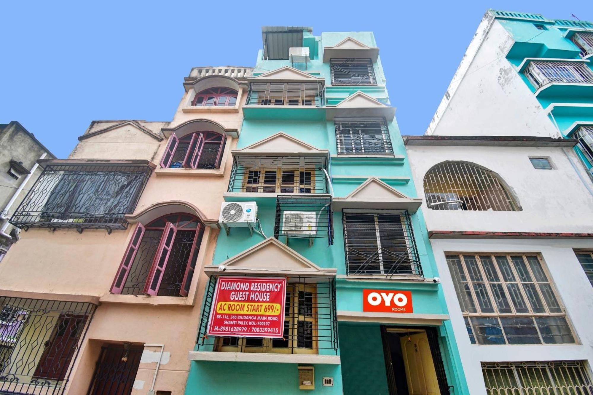 Hotel O Diamond Residency Kalkutta Kültér fotó